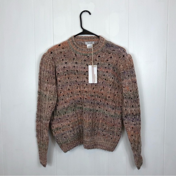 NWT Bartolini Wool Blend Multi Colour Knit Sweater Sz S - Picture 1 of 11